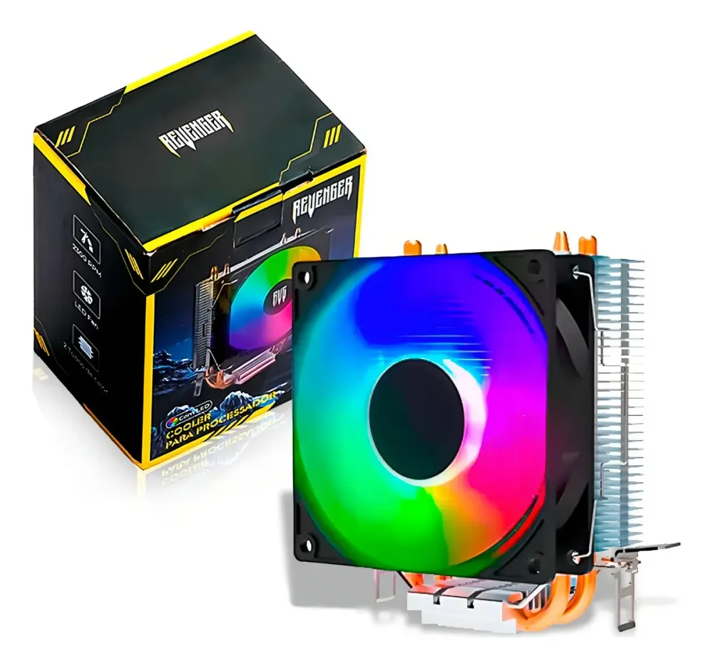 Cooler Revenger G-VR303 Air Cooling LED RGB para AMD e Intel